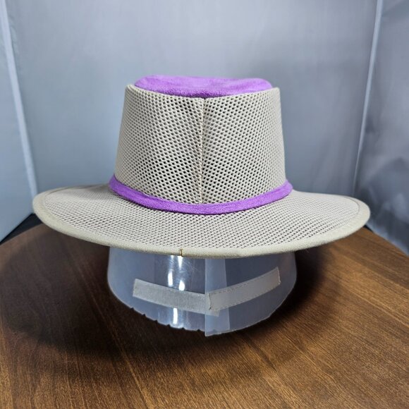 Breeze Suede Sun Hat | American Hat Makers | Lavender | NWT | X-LARGE RARE COLOR - Picture 4 of 11